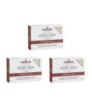 Cremo Exfoliating Body Bars (3-Pack) - Bourbon & Oak | Lava Rock & Shea Butter for Smooth Skin - Buy Online on GoSupps.com