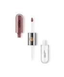 KIKO Milano Unlimited Double Touch 121 | Liquid lipstick with a bright finish in a two-step application. Lasts up to 12 hours. No-transfer base colour 121 Dark Rosy Chestnut - Buy Online on GoSupps.com
