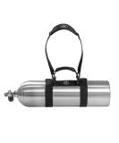 XS Scuba Deluxe Tank Carrier - Black | Shoulder Strap Included - Buy Online on GoSupps.com