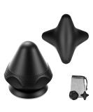 Buy AOT Triggerpunkt Presser Massage Device - Pain-Free Self-Massage Ball & Stick for Muscle Tension Relief (Black) - Buy Online on GoSupps.com