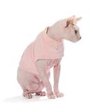 Caracaleap Soft & Warm Dog Sweater - Cozy Winter & Spring Clothes for Small Dogs & Cats - Fuzzy T-Shirt Style in Pink - Buy Online on GoSupps.com