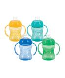 Nuby Two-Handle No-Spill Super Spout Grip N' Sip Cup - 4 Pack - Buy Online on GoSupps.com