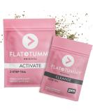 Flat Tummy 2-Step Detox Tea - 2 Week Program to Boost Energy, Speed Metabolism, Reduce Bloating - All Natural Cleanse with Green Tea, Dandelion, Fennel & More - Buy Online on GoSupps.com