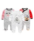 MAMIMAKA Baby Grow Onesies Cotton Footed Pajamas 9-12 Months - Color7 - Buy Online on GoSupps.com