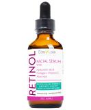 Buy Retinol Serum for Face - Anti-Aging Hydrating Hyaluronic Acid Collagen & Vitamin E - Tighten Lift & Plump All Skin Types - 2 Fl Oz - Buy Online on GoSupps.com