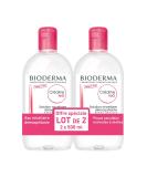 Bioderma Crealine H2O Micelle Solution 2 x 500ml Unscented 500 ml (Pack of 2) - Buy Online on GoSupps.com