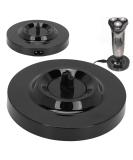 ZJchao Universal Electric Shaver Charging Stand - Replacement Base for Men's Razors | Round Shape | Black - Buy Online on GoSupps.com