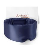 Buy Joyhabit Extra Large Silk Sleep Mask for Men & Women - Adjustable Cloud Curve Design in Deep Night Blue for Ultimate Comfort & Sleep - Buy Online on GoSupps.com