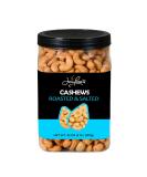 Jaybee's Nuts Roasted Salted Cashews 32 oz Reusable Container - Whole Similar to Organic, Everyday Healthy Snack for Keto Diet, Vegan, Great for Cooking, Baking, Salads - Kosher Certified - Buy Online on GoSupps.com