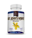St. John's Wort Extract 500mg Capsules for Mood Support & Stress Relief - 100 Count - Buy Online on GoSupps.com