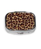BAGR Cool Cheetah Leopard Portable Pill Organizer | Travel Pill Box for Supplements & Medication - Buy Online on GoSupps.com