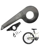 Bicycle Chain Guard for 32-36 Teeth | Universal Kids Bike Chain Cover | Sturdy Transparent Black Accessory - Buy Online on GoSupps.com