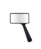 3X Handheld Square Magnifying Glass Reading Aid Lens for Seniors - Ideal for Low Vision, Books, Maps, Hobbies, and Coins - Buy Online on GoSupps.com