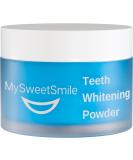 MySweetSmile Teeth Whitening Powder - 6 Month Whitener Supply | Tea, Coffee, Wine & Smoking Stain Remover | Sensitivity & Pain Free Formula for a Bright Smile | Peroxide Free | Refreshing Mint Flavour 1.05 Ounce (Pack of 1) - Buy Online on GoSupps.com