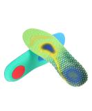 VSUDO Shock Absorption Sports Shoe Insoles - High Elastic Comfort Insoles for Men or Women - M 6.5-10 / W 7.5-11 - Buy Online on GoSupps.com