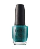 Buy OPI Nail Lacquer - This Color's Making Waves | Dark Green Shimmer Nail Polish | Vegan Fast Drying Chip Resistant - Buy Online on GoSupps.com