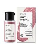 BRILLARE Real Rose Powder Facial Cleanser - Natural Exfoliator with Rose Petal & Sandalwood | Paraben & Sulfate-Free Skincare for Men & Women - 15gm - Buy Online on GoSupps.com