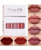 Buy Professional Matt Waterproof Lip Gloss Set | 6 Durable Liquid Lipsticks | Sexy Moisturizing Makeup - Buy Online on GoSupps.com