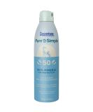 Coppertone Pure and Simple Zinc Oxide Mineral Sunscreen Spray SPF 50 - 5 Oz Water Resistant Broad Spectrum SPF 50 Sunscreen for Sensitive Skin - Buy Online on GoSupps.com