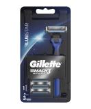 Buy Mach3 Start Razor for Men - 1 Handle + 3 Blade Refills - International Shipping Available - Buy Online on GoSupps.com