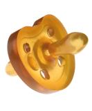 GOLDI Natural Heart Shape Pacifier Soother - 100% Latex for Babies (0-3 Months) - Safe & Comfortable - Buy Online on GoSupps.com