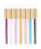 7 Pcs Crystal Lash Shampoo Brushes - Glitter Deep Cleaning Facial Cleansing Brushes for Eyelash Extensions - Makeup Applicators in 7 Colors for Women & Girls - Buy Online on GoSupps.com