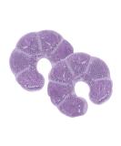 NEWGO Breast Ice Pack 2 Pack - Hot Cold Therapy Gel Pads for Nursing Mothers - Pain Relief After Breast Surgery - Mastitis Relief - Soft Plush Backing (Purple) - Buy Online on GoSupps.com
