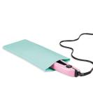 iDesign Silicone Heat-Resistant Hair Styling Tools Storage Pouch | Travel Case for Curling Irons Straighteners & Wands - Aqua | International Shipping Available - Buy Online on GoSupps.com