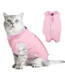 Buy Hipet Cat Surgical Recovery Suit - Anti-Licking Onesie for Abdominal Wounds | Replacement E-Collar | Pink (L) - International Shipping Available - Buy Online on GoSupps.com