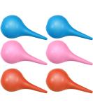 6 Packs Ear Syringe Bulb for Infant, Baby Rubber Ear Cleaning Bulb for Puppies, Adults 30 ml Soft Hand Ear Washing Squeeze Bulb Removal Tool Ear Syringe, Pink, Orange, Blue - Buy Online on GoSupps.com
