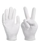 Buy TsMADDTs 5 Pairs Cotton Gloves - Moisturizing White Gloves for Dry Hands & Sleeping - 10pcs Inspection Cloth Gloves for All Uses - Buy Online on GoSupps.com