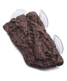 hisunfarm Turtle Floating Basking Platform Aquarium Decorations Decor Artificial Bark with Suction Cups for Tortoise Climbing Platform Resting Terrace Step (Rock Brown) - Buy Online on GoSupps.com