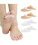Irikdescia 4 pairs of hammer toe cushions hammer toe cushions correctors silicone toe spreader corrector for reduced pain and friction for women and men (white skin color) - Buy Online on GoSupps.com