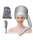 MISFUN Dry Hoods for Hair | Diffuser Cap & Bonnet Hair Dryer Attachment | Quick Drying & Styling with Comb & Storage Bag - Buy Online on GoSupps.com