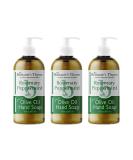 Organic Rosemary Peppermint Hand Soap - 16oz 3 Pack - Olive Oil Castile Soap with Essential Oils - Vegan & Gluten Free - Buy Online on GoSupps.com