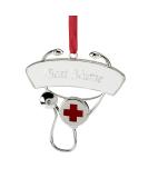 Northlight 3.25" Silver-Plated Best Nurse Stethoscope Christmas Ornament - Perfect Gift for Nurses | International Shipping Available - Buy Online on GoSupps.com