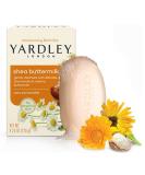 Yardley London Moisturizing Bath Bar - Shea Buttermilk for Sensitive Skin (Pack of 24) - 4.25 oz | International Shipping Available - Buy Online on GoSupps.com