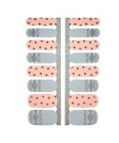 My Nails Nail Foils - 16 Ultra-Thin Self-Adhesive Nail Art Strips - Perfect Birthday Gift for Natural & Gel Nails - White/Pink Premium Polish Wraps - Buy Online on GoSupps.com