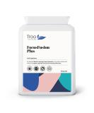 FocusFusion Plus 60 Capsules - Daily Cognitive Function Supplement to Support Concentration & Focus - Gingko Biloba Bacopa Monnieri & Other Essential Brain Nutrients - Buy Online on GoSupps.com