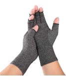 VITTO Anti-Arthritis Gloves Women & Men - Compression Gloves for Arthritis Pain Relief Carpal Tunnel Injuries - Fingerless Gloves for Women & Fingerless Gloves for Men (Medium Grey) Grey M - Buy Online on GoSupps.com