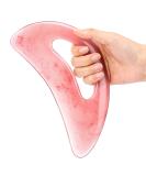 Large Pink Gua Sha Tool for Lymphatic Drainage & Muscle Relaxation - Full Body Massage Device for Cellulite Relief Neck Face & Back - Buy Online on GoSupps.com