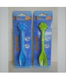 The Home Fusion Company 1 x Pet Dog Cat Food Fork Feeding Scooping Tin Meat Kitten Puppy Green Or Blue - Buy Online on GoSupps.com