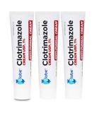 3 Pack Clotrimazole Cream 1% (1 oz) - Treats Athlete's Foot, Jock Itch, Ringworm | Relieves Itching, Redness & Discomfort - Buy Online on GoSupps.com