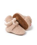 Sonsage Infant Snow Boots - Soft Anti-Skid Sole Ankle Booties for Newborn 0-6 Months - Khaki - Buy Online on GoSupps.com