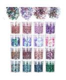 URAQT 16pcs Chunky Glitter Beauty Set for Body, Cheeks, Hair, Face, Nails - 16 Colors for Festivals & Parties - Buy Online on GoSupps.com