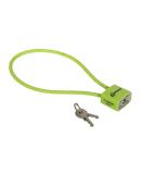 Lockdown 15 Inch Cable Gun Lock with Non-Marring, California DOJ Approved Design and Keyed Padlock for Secured Storage of Rifles, Pistols or Shotguns, Green - Buy Online on GoSupps.com