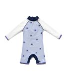 BONVERANO Baby Boys Swimsuit UPF 50+ with Sun Hat - 3 Months Purple - Buy Online on GoSupps.com