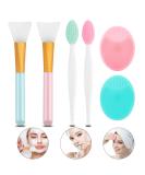 LIONVISON 2pcs Lip Scrub Brush and Facial Cleansing Brush Set for Blackhead Removal and Mask Application - Buy Online on GoSupps.com