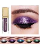 Kilshye Glitter Liquid Eyeshadow - High Pigment, Long Lasting, Waterproof Makeup in A- Purple 4 | For Women and Girls - Buy Online on GoSupps.com