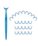 1 Piece Reusable Dental Floss Holder + 100 Replacement Floss Heads - Eco-Friendly Teeth Cleaning Tool - Buy Online on GoSupps.com